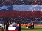 Národní stadion v Santiagu vítá fotbalisty domácí Chile a Argentiny tsn ped...