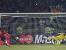 Chilský útoník Alexis Sánchez rozhoduje finále mistrovství Jiní Ameriky, v...