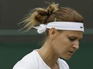 TENHLE BOD JE MJ. Lucie afáová v osmifinále Wimbledonu.