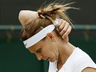 NEDAÍ SE. Lucie afáová v osmifinále Wimbledonu.