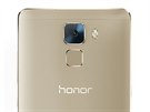 Honor 7 - detail na hlavní fotoaparát a sníma otisk prst