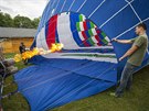 Balonové centrum v Bestku poídilo nový balon, který je nejvtí ve stední...