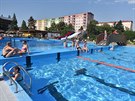 Aquapark v Uherskm Hraditi.