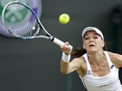 Agnieszka Radwaská ve tvrtfinále Wimbledonu