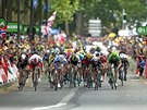 Cílový spurt v páté etap Tour de France