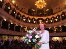 Iva Janurová uvedla v karlovarském divadle film Koár do Vídn (9. ervence...