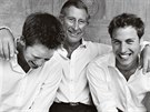 Princ Charles a jeho synové Harry a William na snímku od Maria Testina z roku...