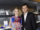 eská Miss 2014 Gabriela Franková s pítelem Romanem po pehlídce Beaty Rajské...