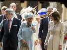 Rodina Middletonových a vévodkyn z Cornwallu po ktu princezny Charlotte (5....