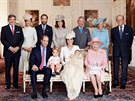 Oficiální snímek britské královské rodiny ze ktin princezny Charlotte od...