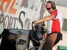 Závodníci pi Timber sportu pouívají speciální motorové pily. Jejich cena...