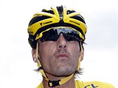 Fabian Cancellara ped startem tet etapy Tour de France