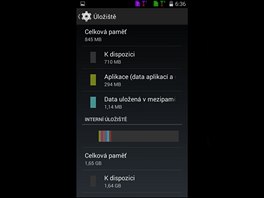 Oba Accenty nabdnou jen nco okolo 2,5 GB vnitn pamti, co je velice nzk...
