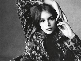 Kaia Gerberová fotila nap�íklad pro italský Vogue (2015). 