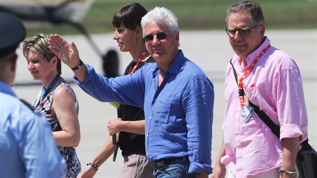 Richard Gere piletl do Karlovch Var.