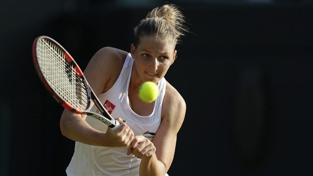 esk tenistka Kristna Plkov odehrv mek ve 2. kole Wimbledonu.