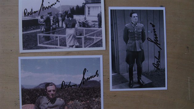 Osobn strce Adolfa Hitlera Rochus Misch se pochlubil i fotkami v uniform.