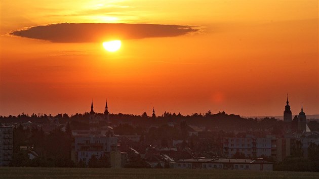 Vchod slunce na Jihlavou (6. ervence 2015)