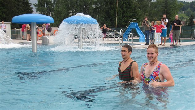 Nový bazén ve Vimperku.