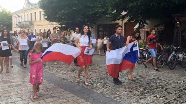 Pietn prvod v albnskm mst kodar, nedaleko kterho byl zastelen esk pr.