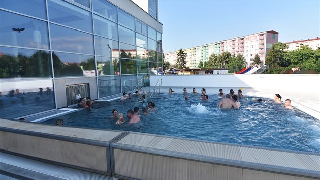Aquapark v Uherském Hradišti.