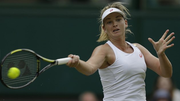 Coco Vandewegheov ve tvrtfinle Wimbledonu