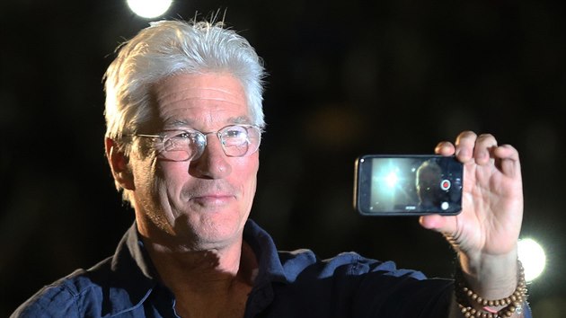 Richard Gere uvedl v karlovarskm Letnm kin film Pretty Woman (4. ervence 2015).