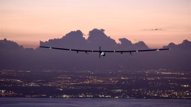 Solar Impulse 2 let nad Havaj.