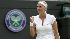 eská tenistka Petra Kvitová suverénn postoupila do 3. kola Wimbledonu.