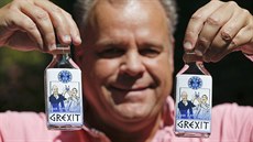 Nmecký podnikatel Uwe Dahlhoff zaal prodávat vodku jménem Grexit.