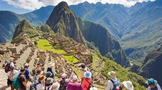Incké msto Machu Picchu v peruánských Andách