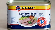 Luncheon Meat od dánského výrobce Tulip se pro Česko vyrábí z kuřecího...