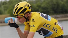 Chris Froome bhem tvrté etapy Tour de France