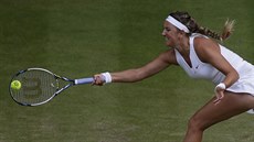 Viktoria Azarenková ve tvrtfinále Wimbledonu
