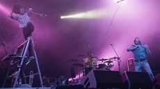 Britší Enter Shikari na festivalu Mighty Sounds.