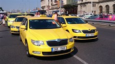 Taxikái zabarikádovali magistrálu