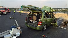 Dopravní nehoda kamionu a osobního auta na Praském okruhu si vyádala jeden...