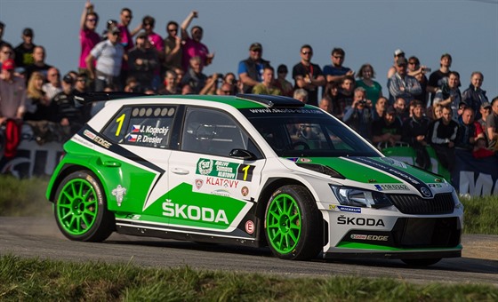 FAVORIT. Vítz posledních dvou roník Rally Bohemia Jan Kopecký bude o víkendu...