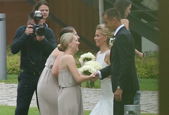Michaela Ochotská se provdala za Lukáe Rosola 13. ervence 2015.