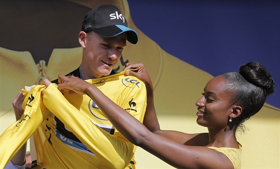 Chris Froome oblékl lutý dres i po 13. etap Tour de France.