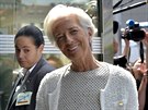 Šéfka MMF Christine Lagardeová přichází na jednání o řecké krizi v Bruselu (11....