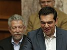 ecký premiér Alexis Tsipras pesvdoval poslance, aby kývli na nepíjemné...