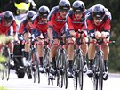 Nejrychlejí formací týmové asovky na Tour de France bylo BMC.