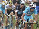 Italský cyklista Vincenzo Nibali ve 4. etap Tour de France