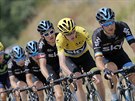 Britský cyklista Chris Froome, lídr Tour de France, v 15. etap do Valence.