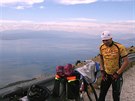 Prsmyk nad Ohridským jezerem