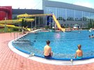 Koupali�t� za aquacentrem na b�ehu Chrudimky je v�hodn� hlavn� pro rodiny s...