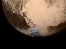 Výez Pluta, který vidíte na podrobné fotografii ze sondy New Horizons poízené...
