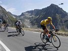 Chris Froome v okolí Tourmaletu v jedenácté etap Tour de France.