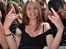 Fanynky na fetivalu Masters of Rock ve Vizovic�ch.